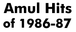Amul-Hits of 1986-87